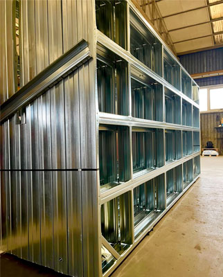 Fornitura di profili e componenti in Light Steel Frame per costruzioni in Veneto e Friuli Venezia Giulia