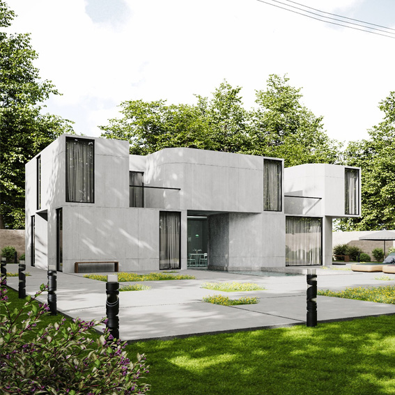 Casa moderna in Light Steel Frame realizzata in Veneto e Friuli Venezia Giulia